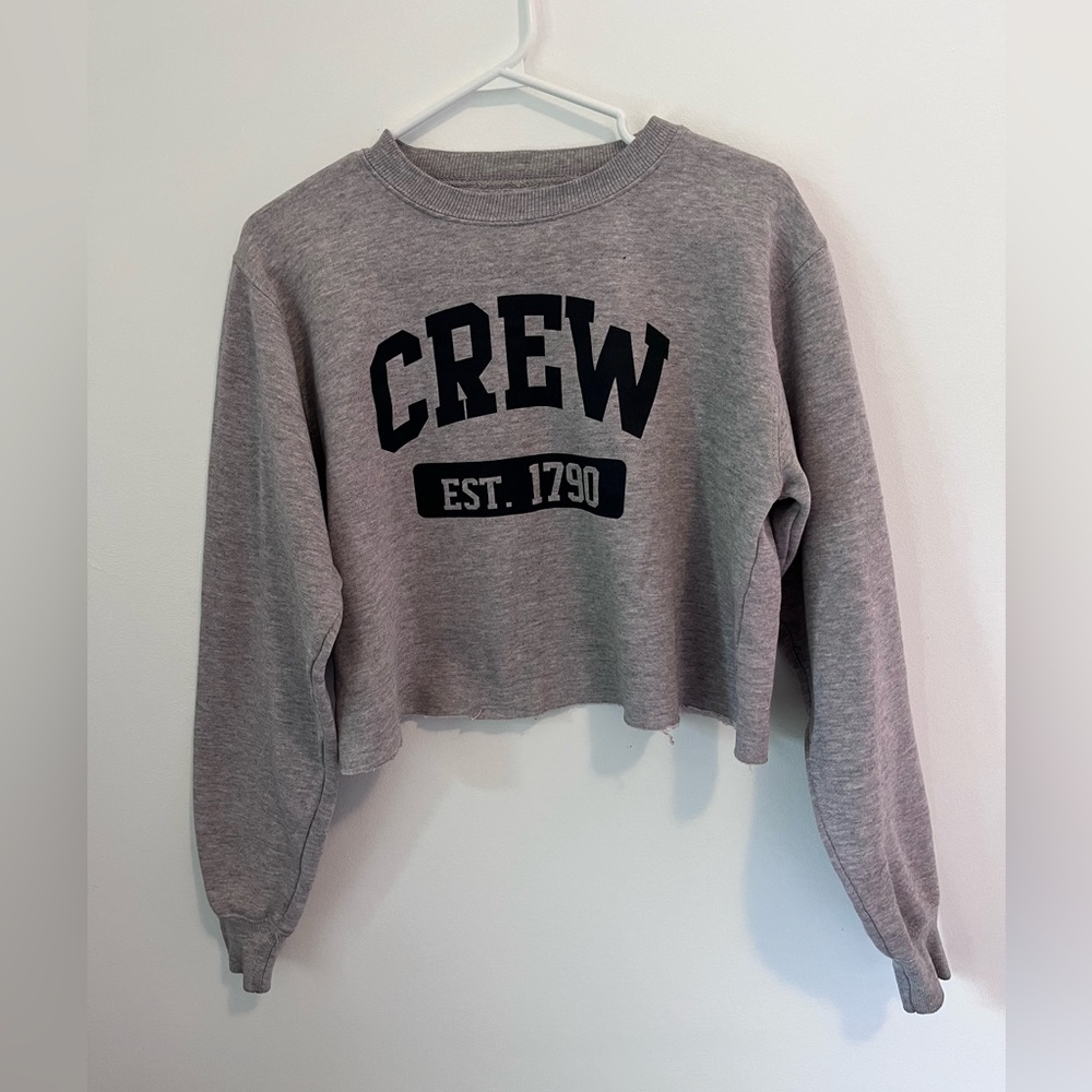 Cropped sweatshirt